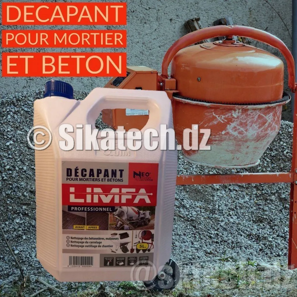 LIMFA DECAPANT MORTIER ET BETON